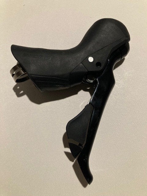 Shimano 105 shifter r7020 rechts., Ophalen of Verzenden, Gebruikt, Shimano 105, Kunststof