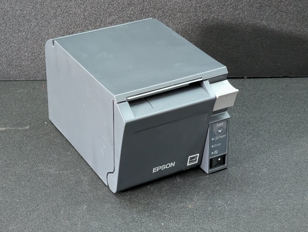 Epson TM-T70II M296A Kassabon printer POS USB LAN + Voeding, Zwart-en-wit printen, Printer, Epson, Refurbished