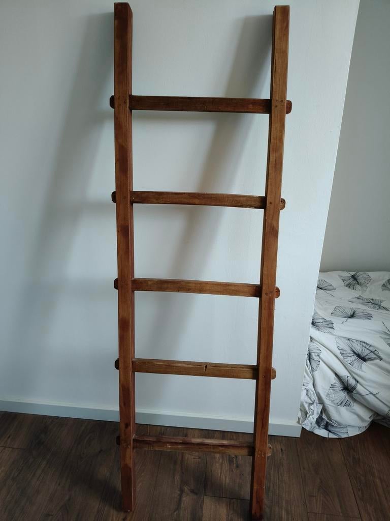 Decoratieve ladder van Xenos, Huis en Inrichting, Woonaccessoires | Overige, Ophalen, Gebruikt, Bruin, Hout