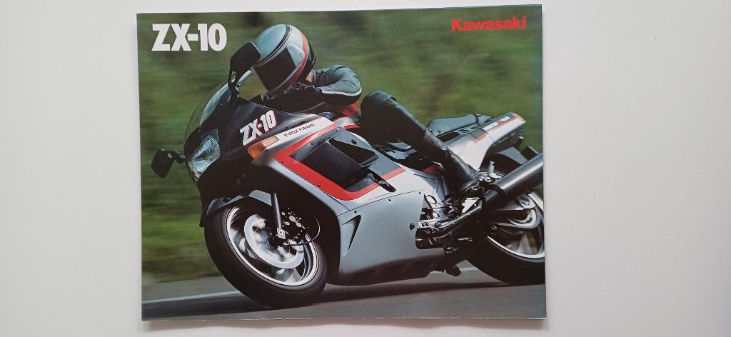 Folder Kawasaki ZX 10, Ophalen of Verzenden, Kawasaki