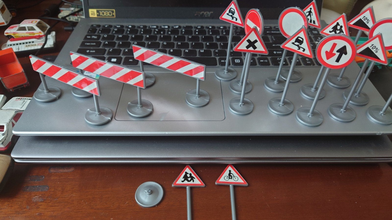 Preiser Wegwerkzaamheden en Verkeersborden HO 1:87, Overige merken, Gebruikt, Gelijkstroom of Wisselstroom, Overige typen