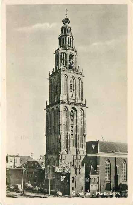 301-028-007 Groningen Martinitoren, Verzenden, Voor 1920, Groningen