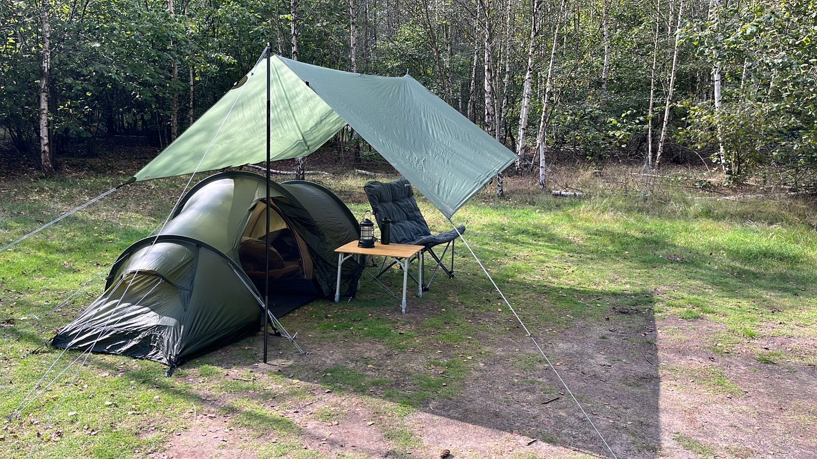 Fjällräven Abisko Shape 2 tent + originele footprint, Ophalen, Zo goed als nieuw