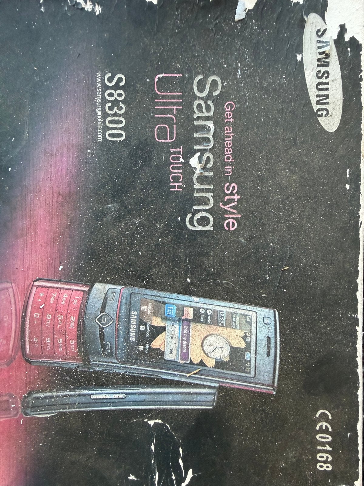Samsung S8300 Ultra Touch - Klassieke Slider Telefoon, Telecommunicatie, Gebruikt, Overige modellen, Zwart, Overige systemen