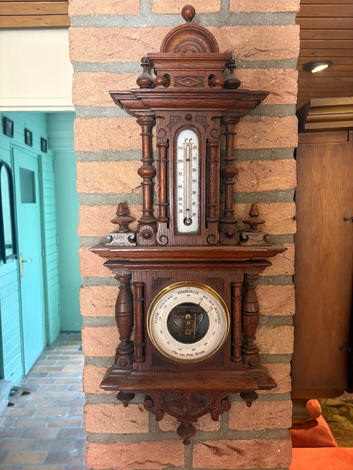 Antieke Barometer, Ophalen