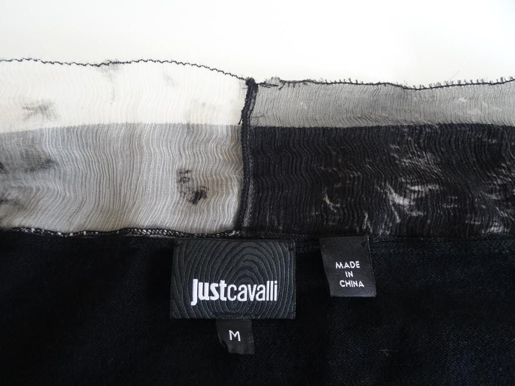 Just Cavalli lang vest mt M, Kleding | Dames, Maat 38/40 (M), Verzenden, Zwart, Zo goed als nieuw