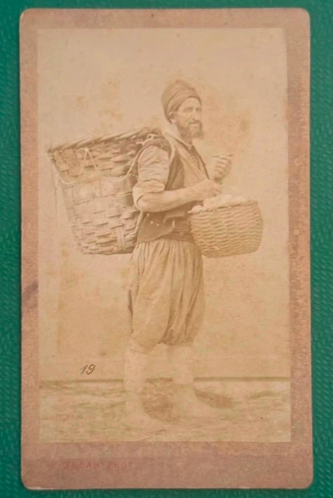 Porteur Hamal (drager) van Constantinopel, Ottomaanse Rijk., Ophalen of Verzenden