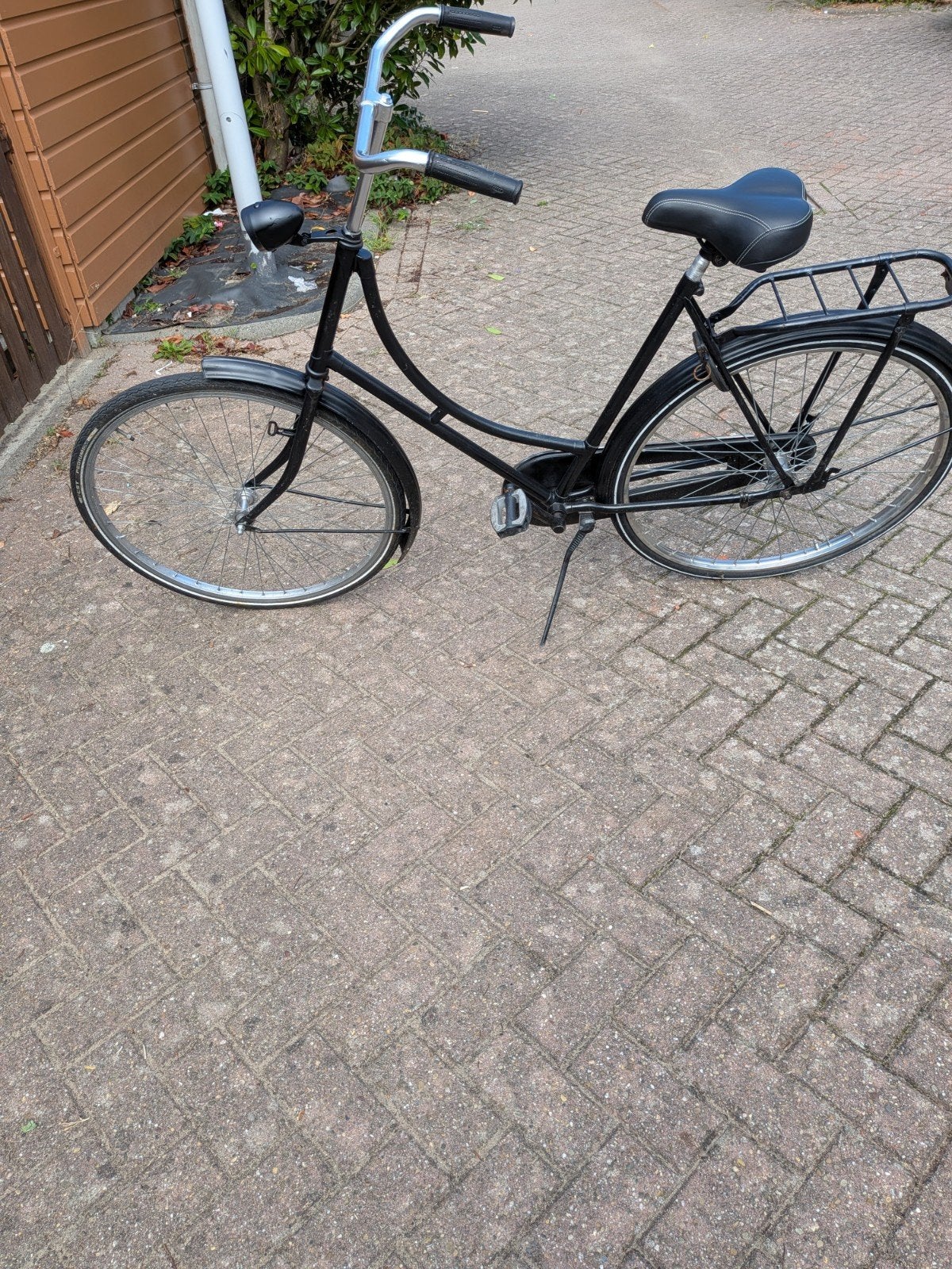 Damesfiets 28 inch, 57 cm frame, terugtraprem, verlichting, Terugtraprem, Gebruikt, 56 cm of meer, Ophalen