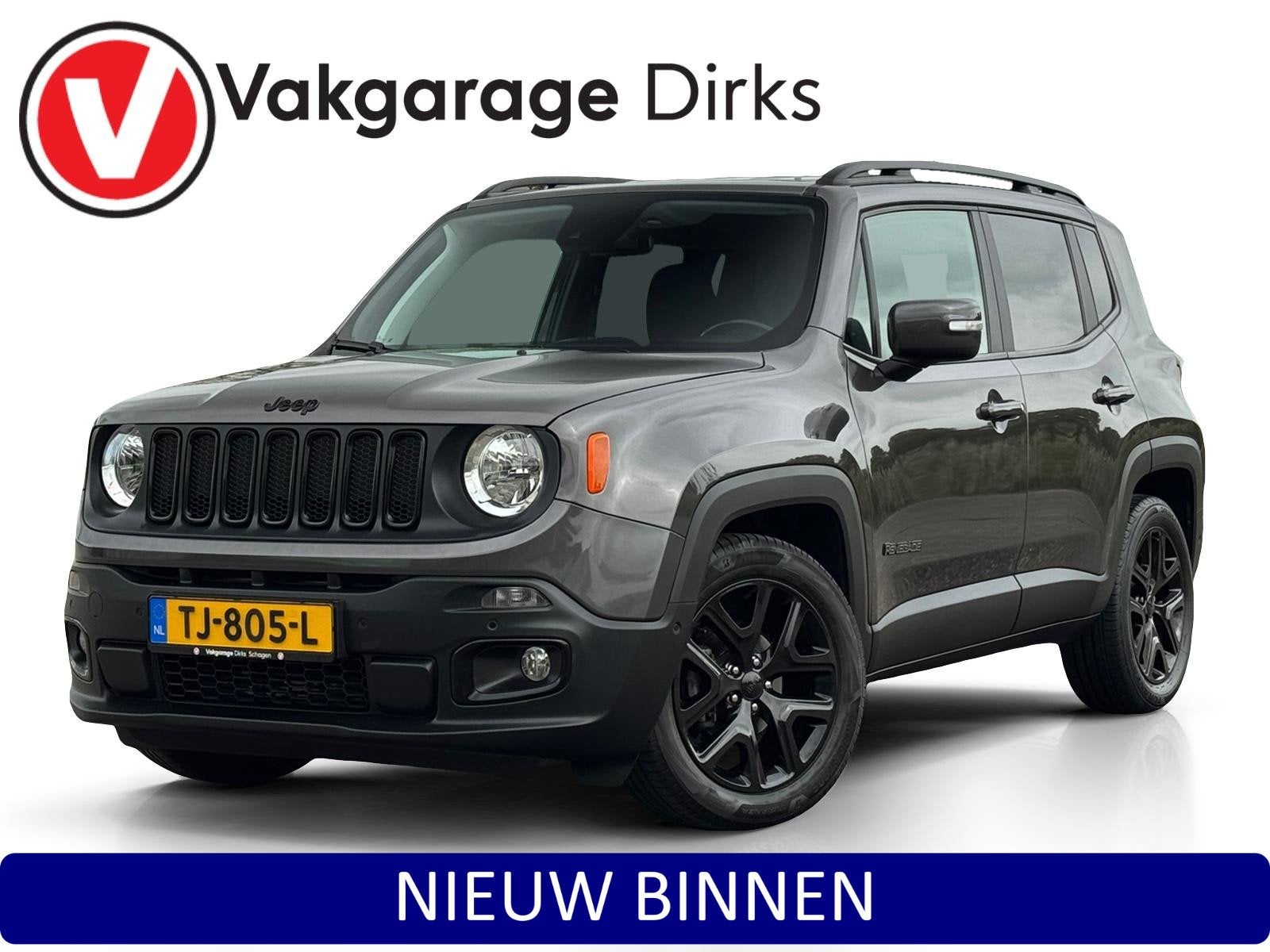 Jeep Renegade 1.4 MultiAir Aut6 Night Eagle ✅ ACC ✅ CarP, Auto's, Stof, Gebruikt, 4 cilinders, Origineel Nederlands