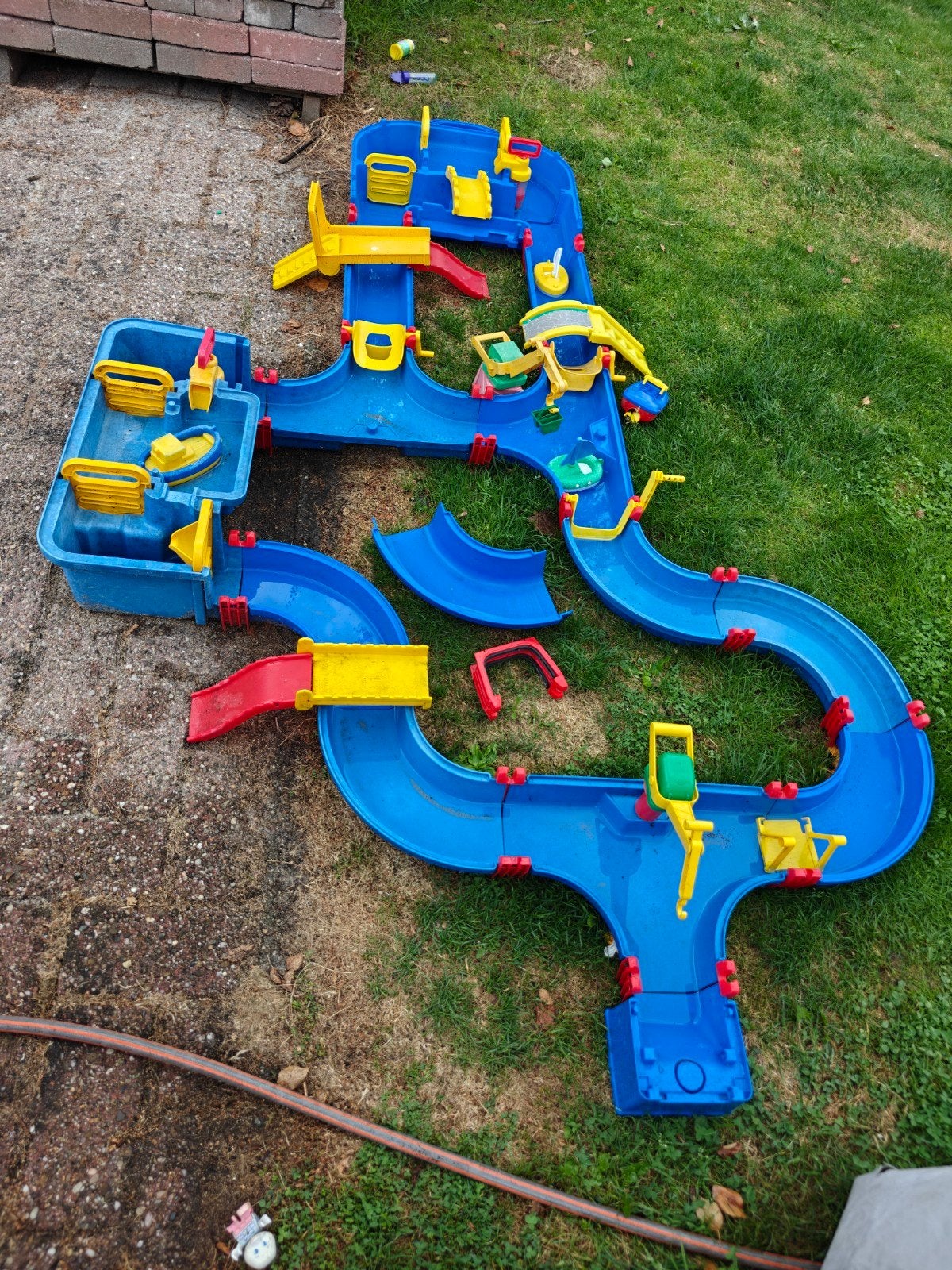 Aquaplay waterbaan met accessoires, Ophalen of Verzenden, Gebruikt