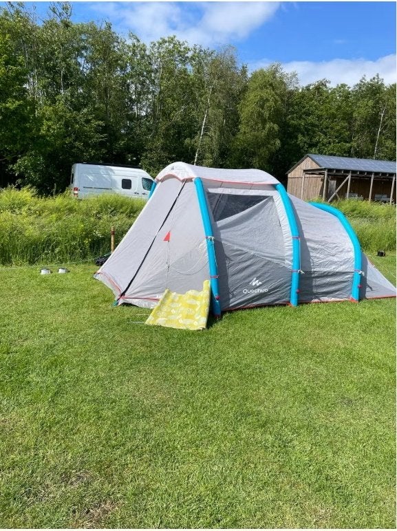 Quechua Air Seconds 4.1 tent, Ophalen, Zo goed als nieuw, Tot en met 4