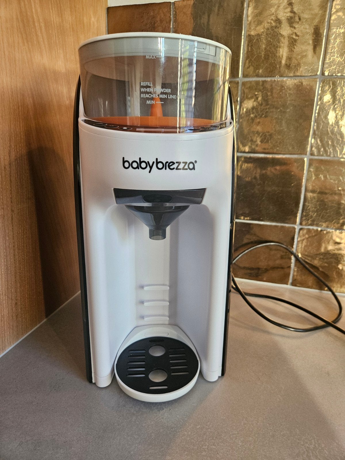 Baby Brezza Formula Pro Advanced, Ophalen, Zo goed als nieuw, Flessen- of potjesverwarmer