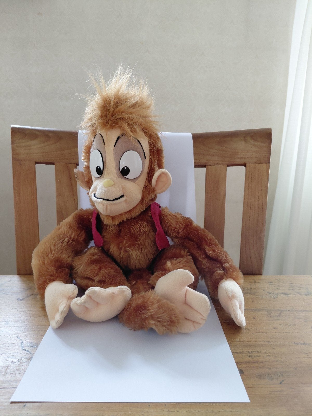 Disney Aladdin Abu knuffel - 46 cm, Ophalen of Verzenden, Zo goed als nieuw
