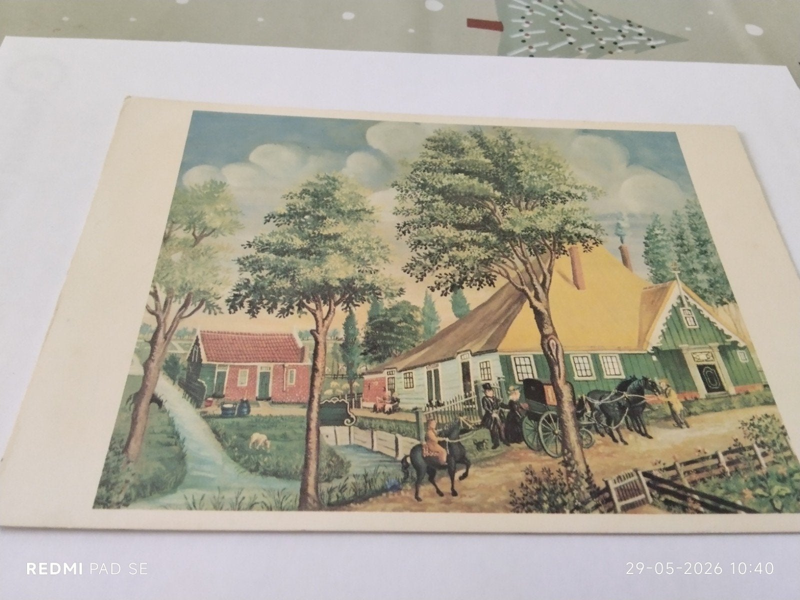 Ansichtkaart Westfriese Boerderij te Berkhout, Hein Bakker, Ophalen of Verzenden, 1960 tot 1980, Ongelopen, Noord-Holland