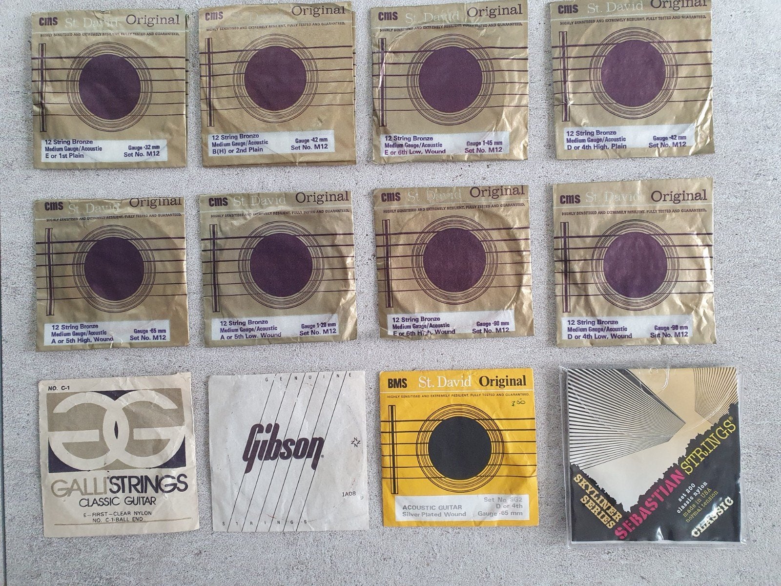 Diverse gitaarsnaren: nylon, brons, staal - 18 stuks, Ophalen of Verzenden, Nieuw, Klassieke of Spaanse gitaar
