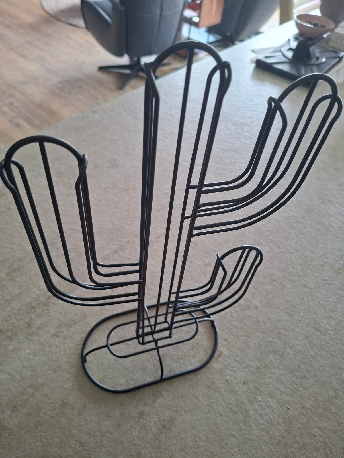 Nespresso koffiecup houder - Cactus design, Overige typen, Ophalen of Verzenden, Zo goed als nieuw, Zwart