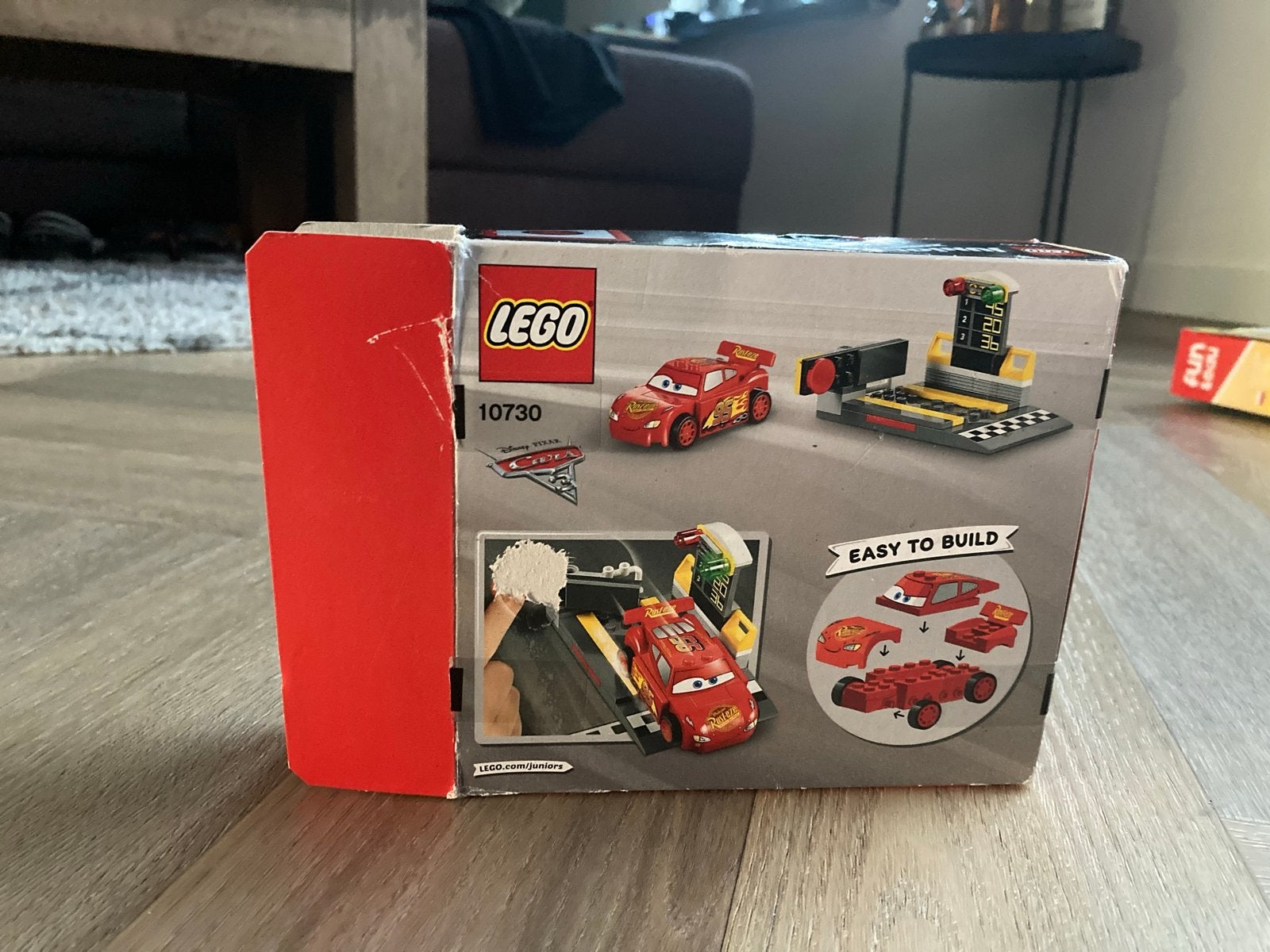 Lego Juniors Cars 3 Florida 500 Finale 10730, Overige thema's, Lego, Ophalen of Verzenden, Zo goed als nieuw