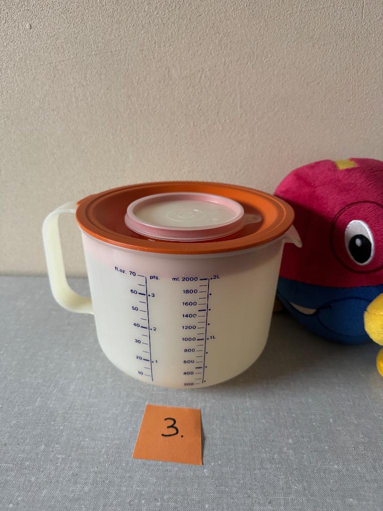 I.Z.G.S. mix en meet mixkom - maatkan van TUPPERWARE ( 3 ), Huis en Inrichting, Keuken | Tupperware, Ophalen of Verzenden, Gebruikt