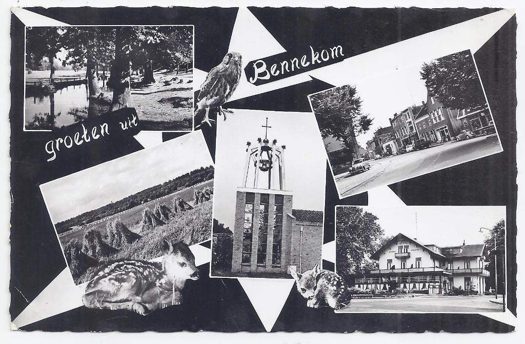 Bennekom -- oude gelopen ansichtkaart B437, Ophalen of Verzenden, Voor 1920, Gelopen, Gelderland