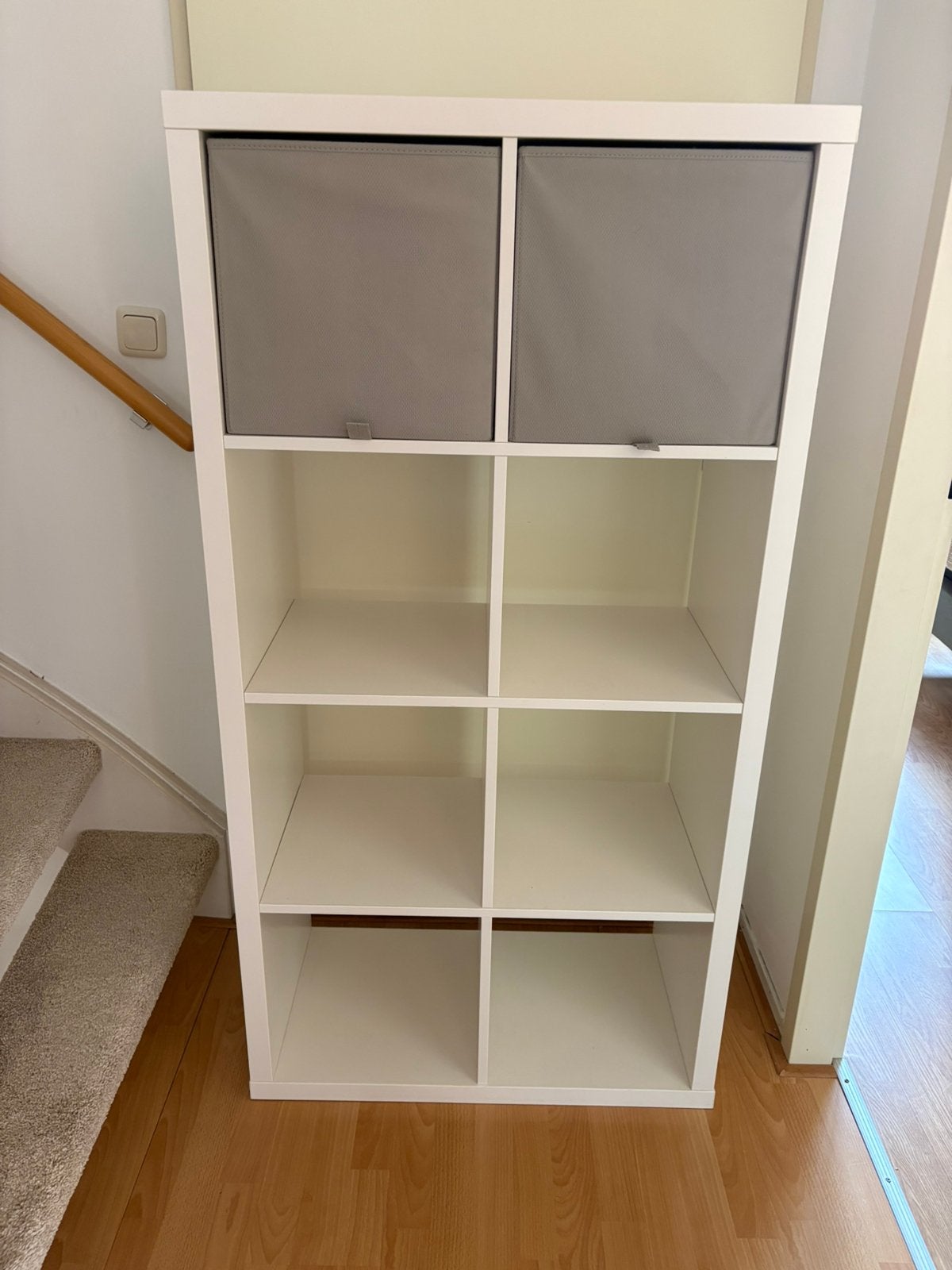 IKEA Kallax 8 vakken + Kallax 2 vakken met maatkussen, Ophalen, Zo goed als nieuw, 25 tot 50 cm, 50 tot 100 cm