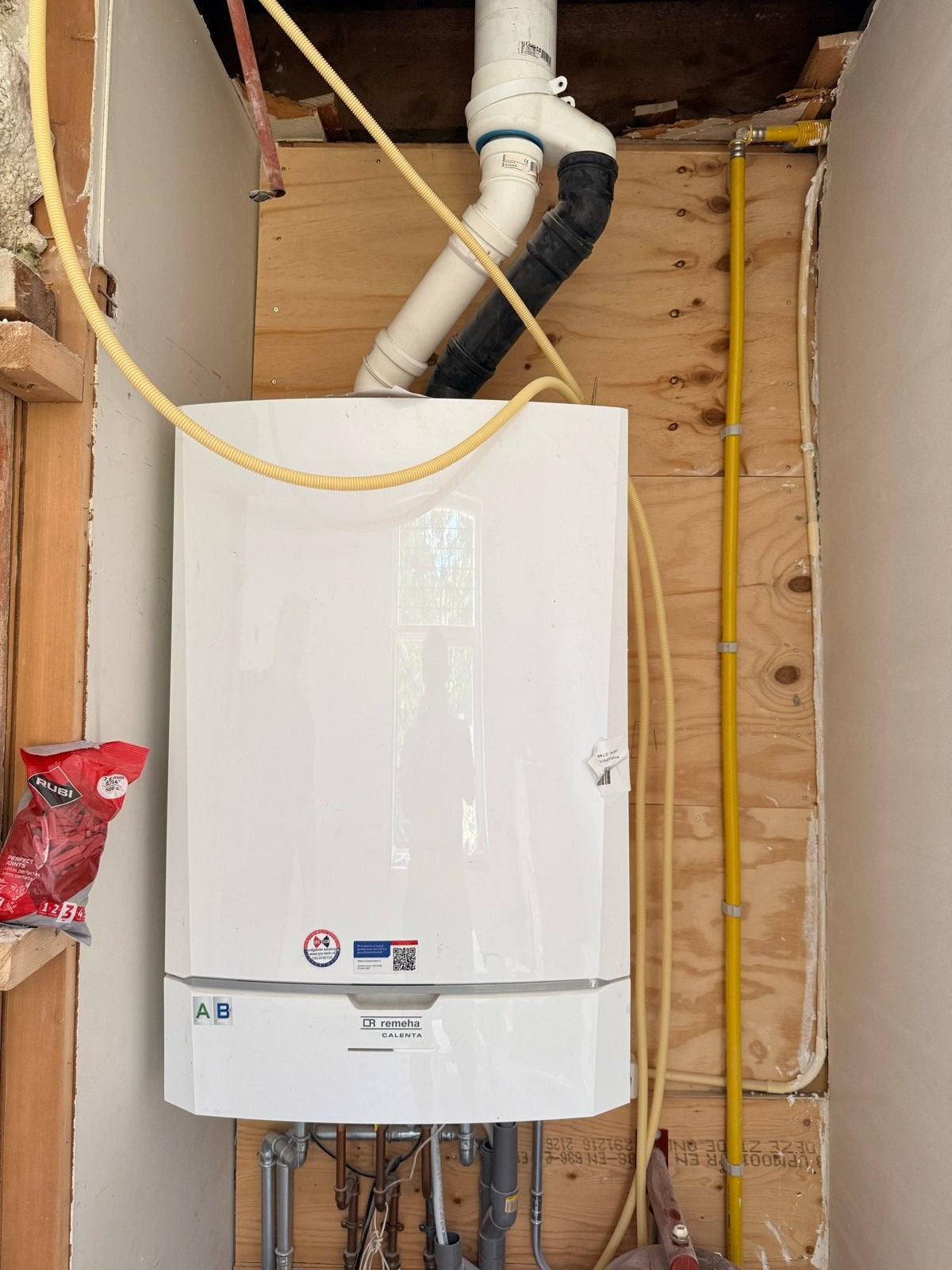 Remeha Calenta 40L HR Combi-Comfortsysteem CW6, Ophalen, 30 tot 80 cm, Gebruikt, Hoog rendement (Hr)