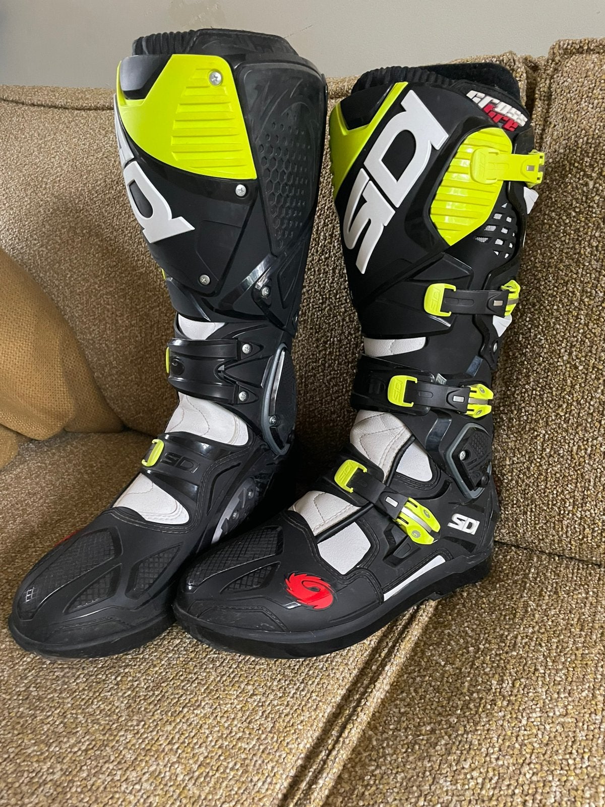 Sidi Crossfire3 SRS motorlaarzen mt44, Ophalen, Tweedehands, Laarzen