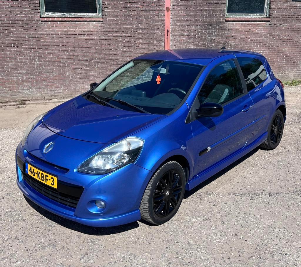 Renault Clio 1.6 16V 94KW 3-DRS 2009 Blauw, Auto's, Renault, Voorwielaandrijving, Stof, 4 cilinders, Blauw
