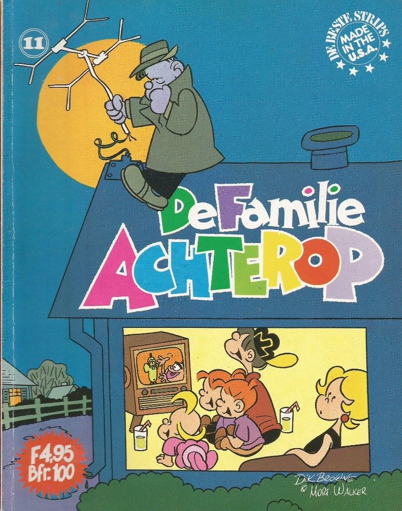 De familie achterop 11	Dik Browne & Mori Walker, Boeken, Stripboeken, Eén stripboek, Ophalen of Verzenden, Gelezen