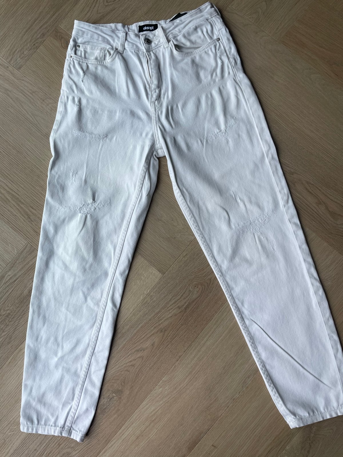 Witte jeans van Eksépt, maat 29, Wit, Ophalen of Verzenden, Zo goed als nieuw, Maat 36 (S)
