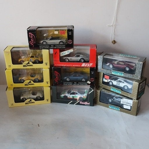 Ferrari model 1:43 Artmodel Bang Vitesse PARTIJ PRIJS, Hobby en Vrije tijd, Ophalen of Verzenden, Zo goed als nieuw, Auto, Overige merken