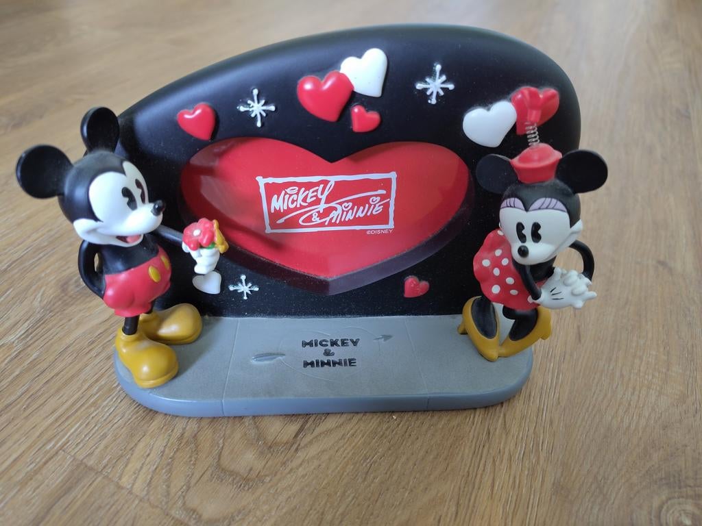 Disney Mickey en Minnie fotolijstje., Ophalen of Verzenden, Overige figuren, Beeldje of Figuurtje