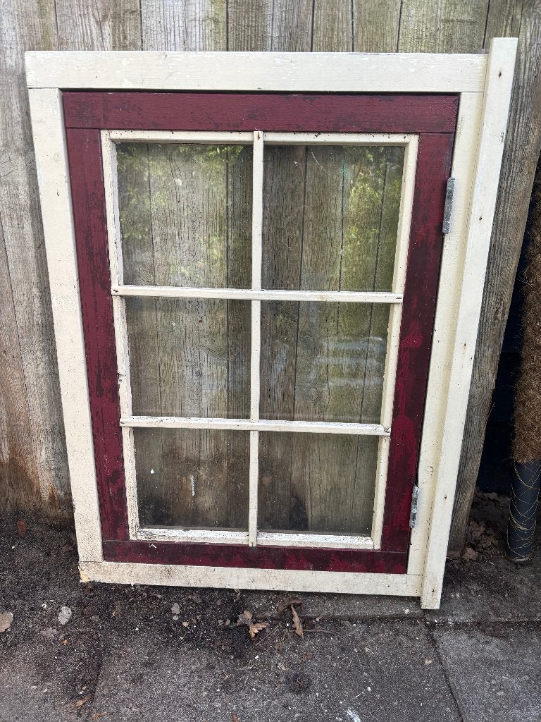 Te koop schuur raam, Ophalen, Gevelraam of Ruit, Gebruikt, Minder dan 80 cm