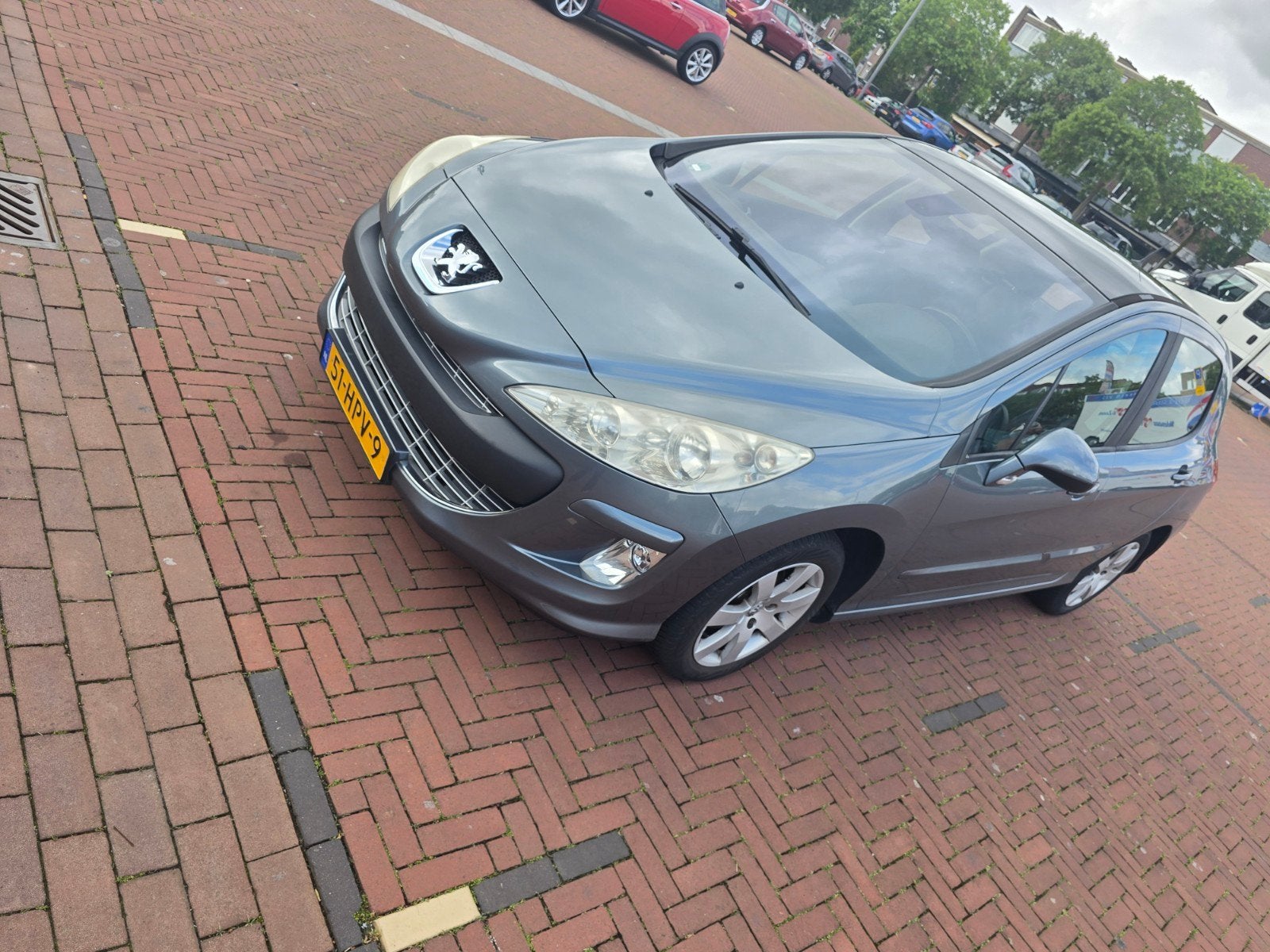 Peugeot 308 1.6 VTI 16V 5-DRS 2009 Grijs, Auto's, Peugeot, Voorwielaandrijving, 680 kg, 4 cilinders, 1650 kg