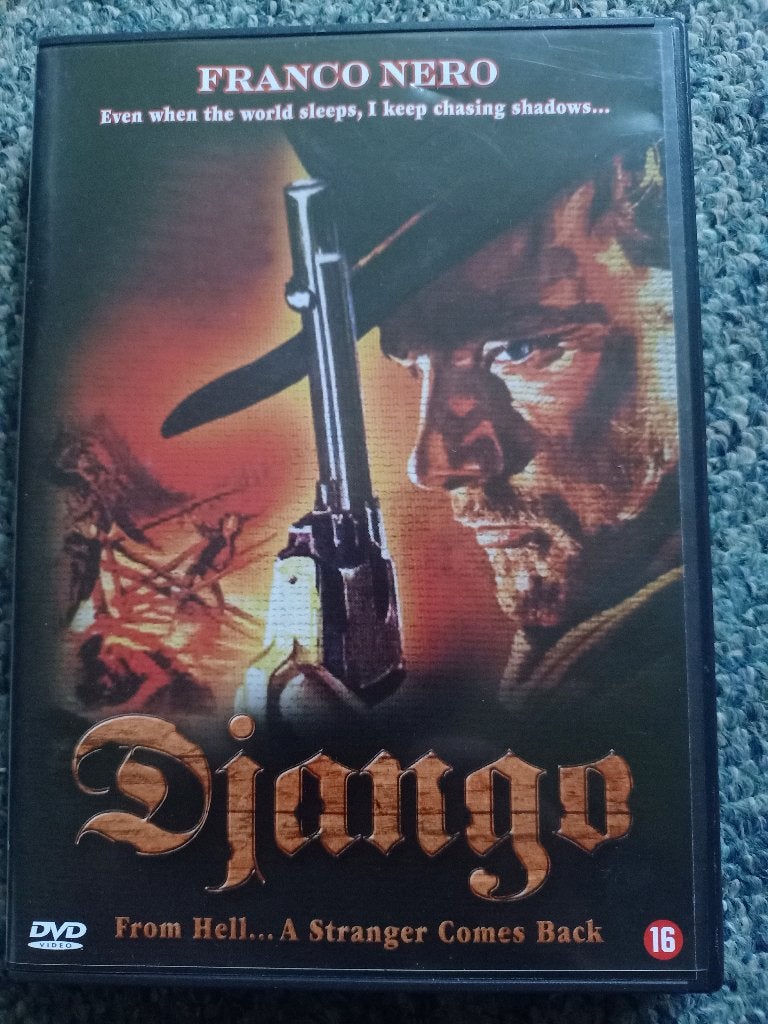 Django (1966) keiharde western cowboy film IMDb 7.2, Ophalen of Verzenden, Zo goed als nieuw, Actiethriller, Nederlands