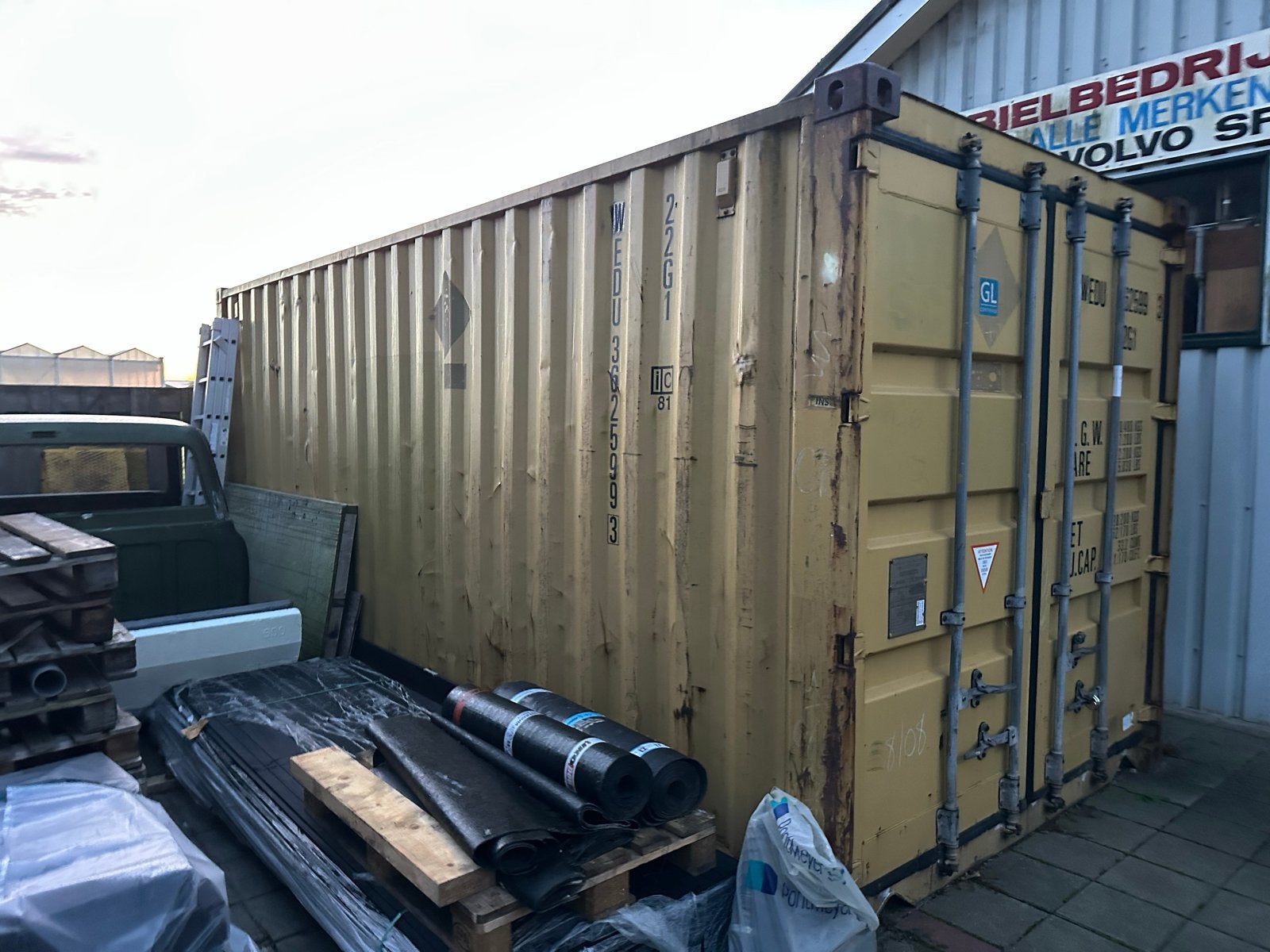 Opslagcontainer 20ft - Ideaal voor extra ruimte, Ophalen