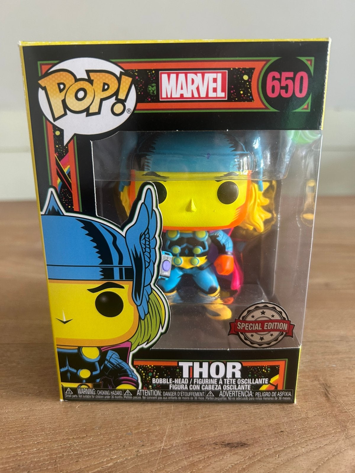 Thor (Black Light) Funko Pop #650, Ophalen of Verzenden, Zo goed als nieuw