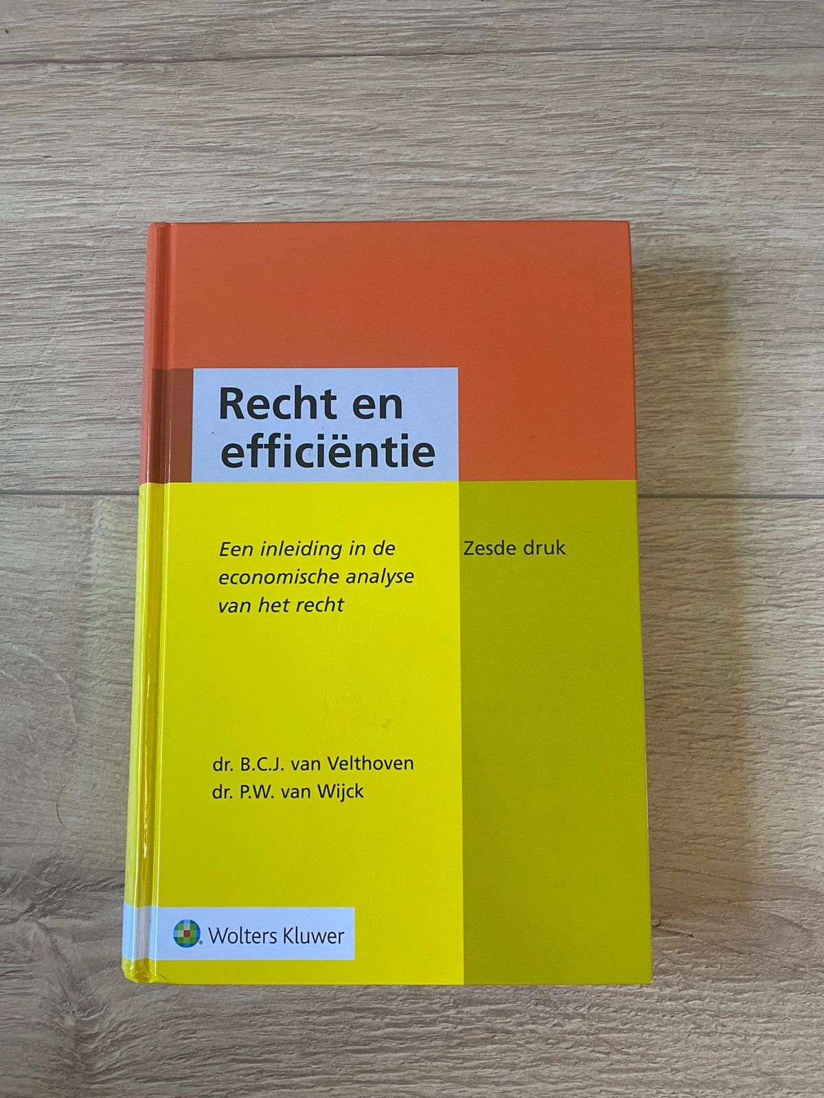 Recht en efficiëntie, Boeken, Ophalen of Verzenden, Alpha, Zo goed als nieuw, HBO