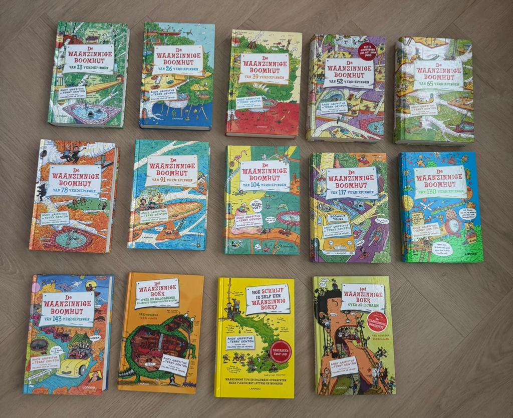 De Waanzige Boomhut boeken (14 stuks), Ophalen, Zo goed als nieuw, Fictie