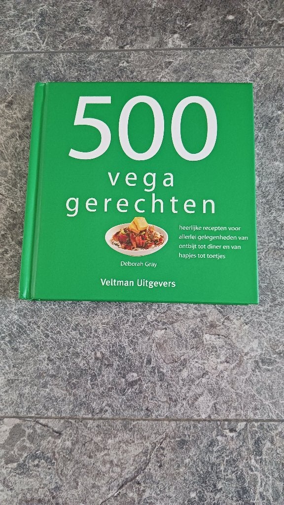 kookboek 500 vega gerechten, Ophalen of Verzenden, Gelezen, Vegetarisch