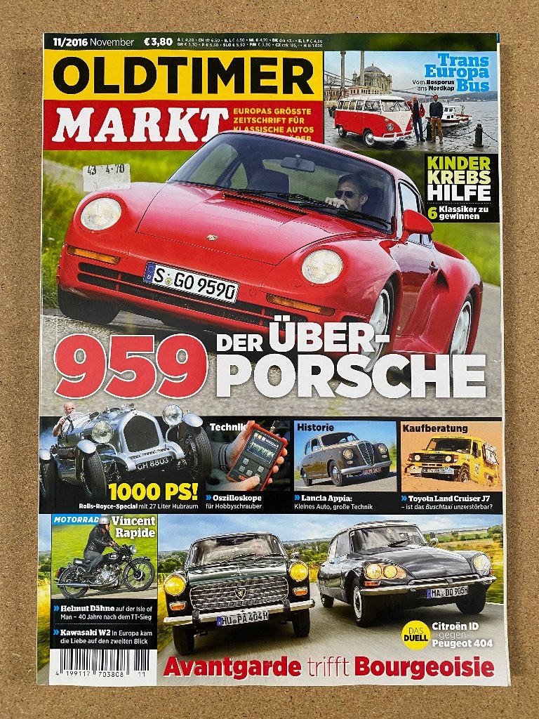 Oldtimer Markt 11 2016 Duits, Verzenden, Gelezen, Algemeen