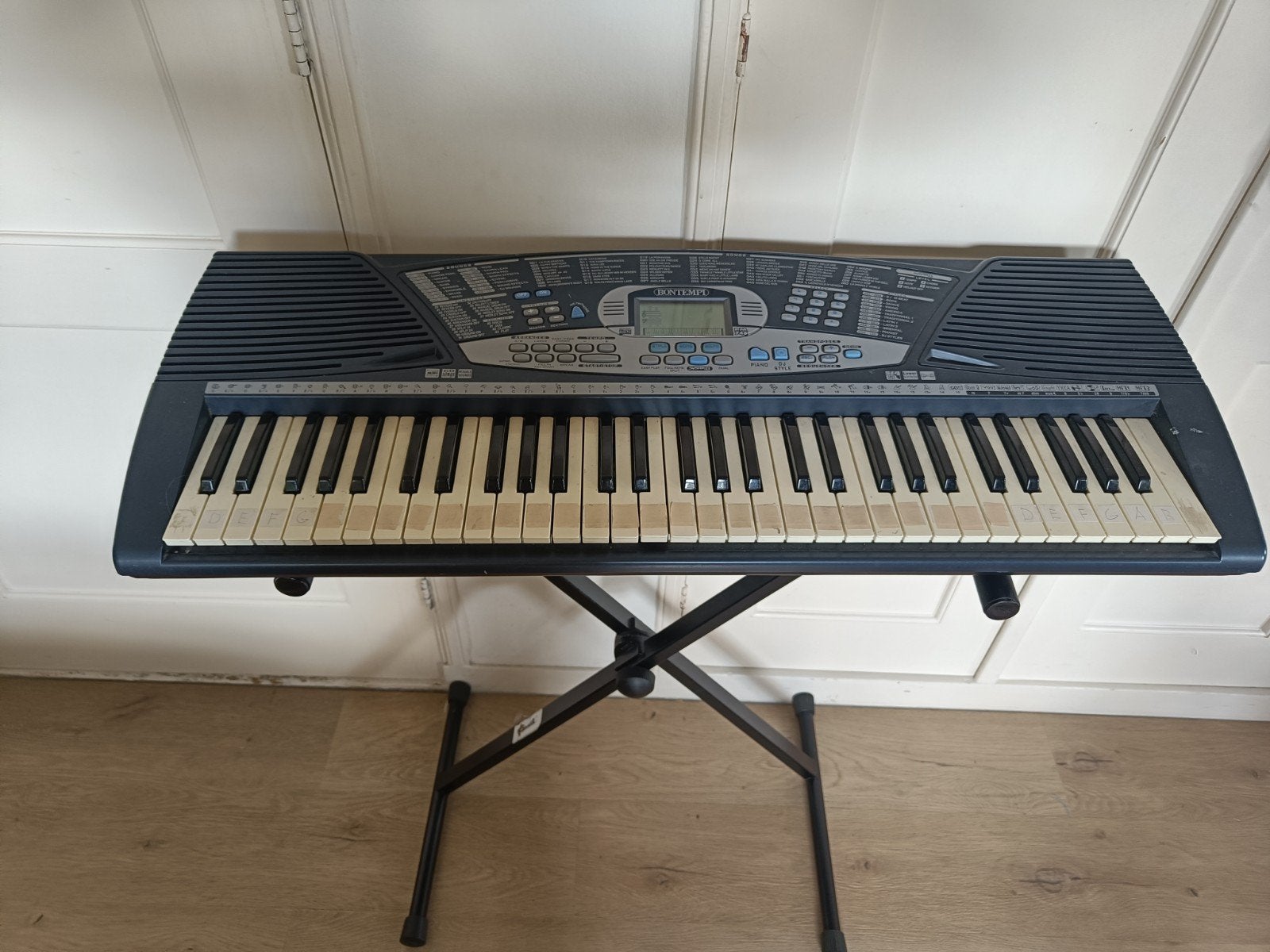 bontempi keyboard, Met standaard, Ophalen, Overige merken, 61 toetsen