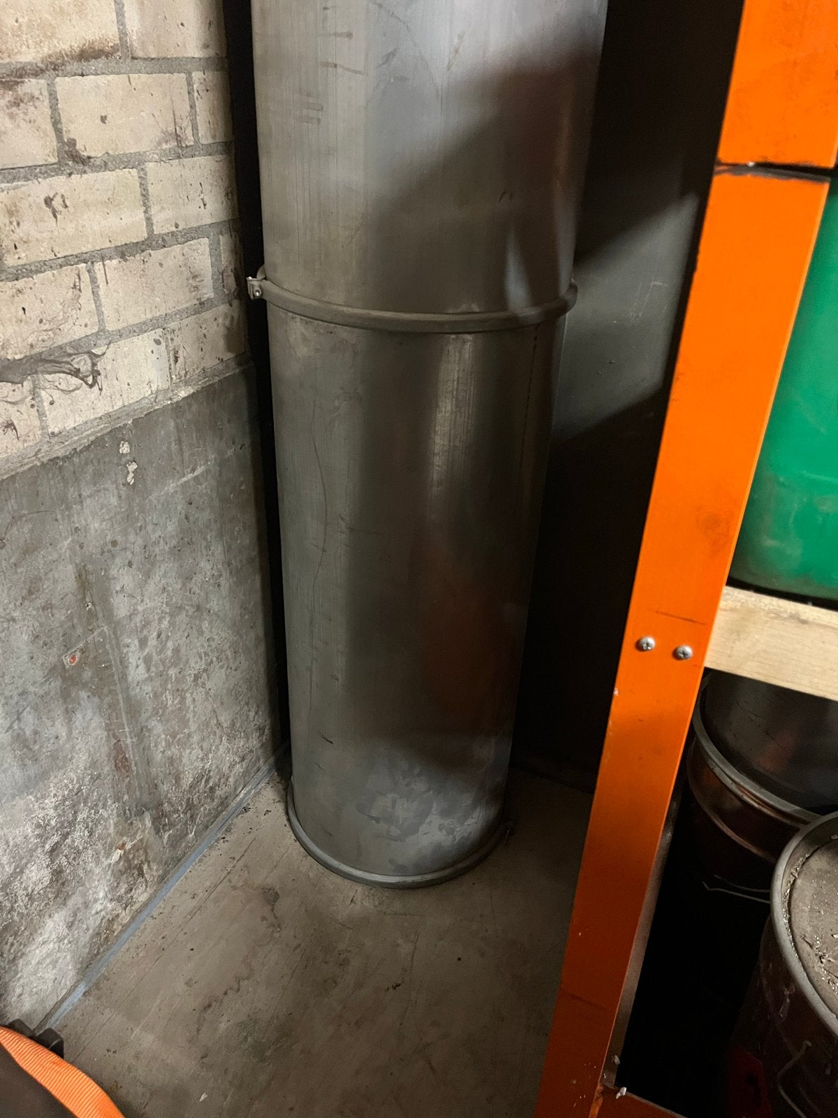 Metalen afzuigbuis 400 mm, Ophalen, Gebruikt, Ventilator en Afzuiger