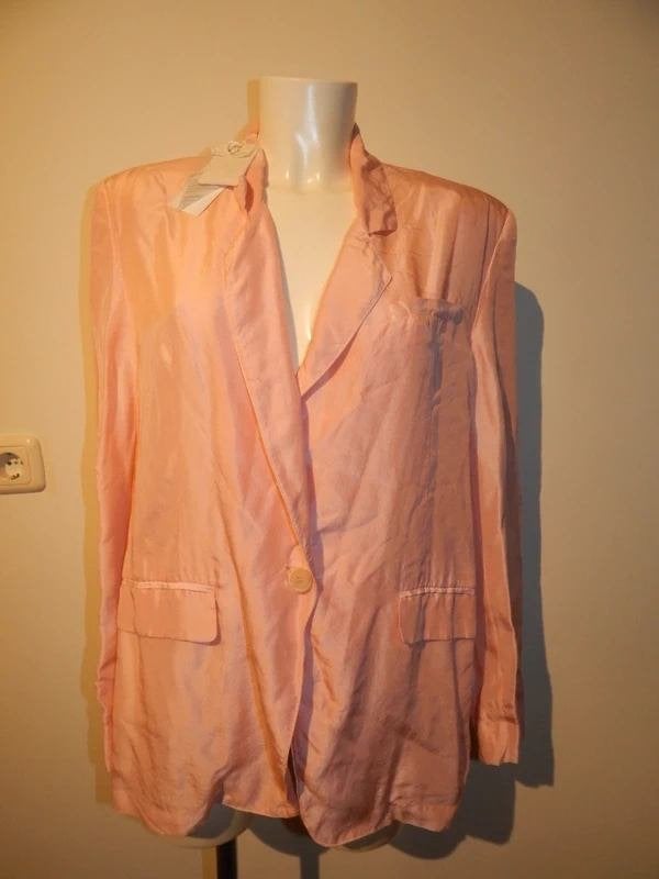 Forte Forte zijde blazer zalm roze oversized look NIEUW 40