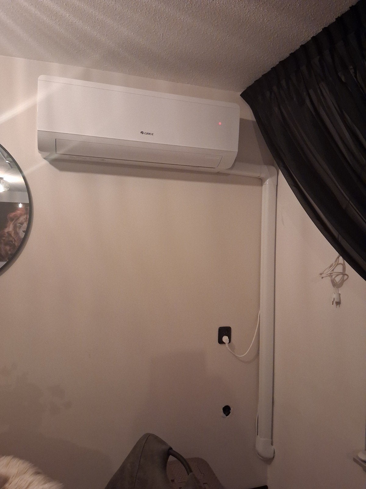 airco gree 5.0 kw, Ophalen of Verzenden, Zo goed als nieuw