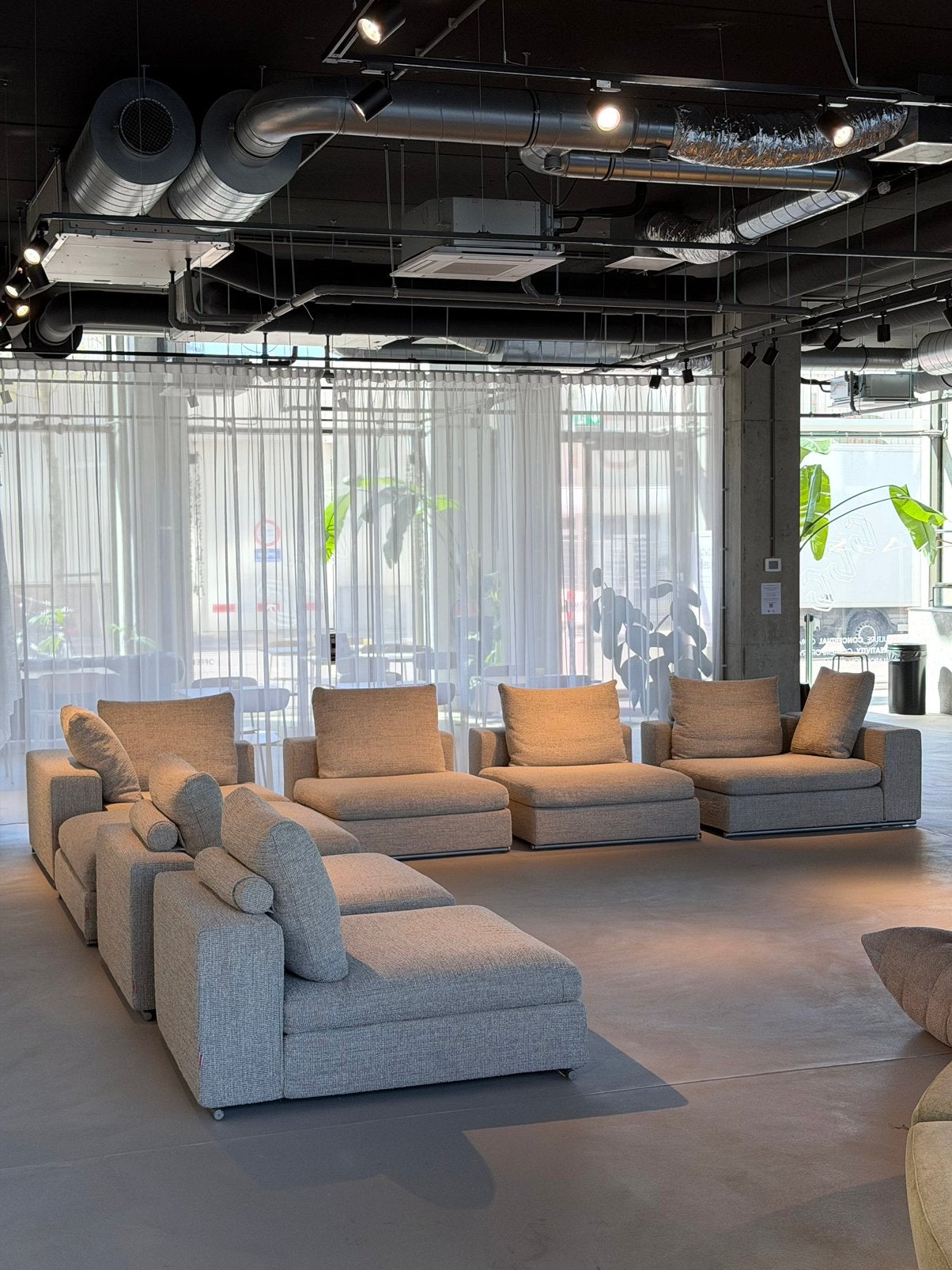Flexform Groundpiece Modulaire Bank I NIEUWSTAAT + Garantie, Huis en Inrichting, Overige materialen, Hoekbank, 300 cm of meer