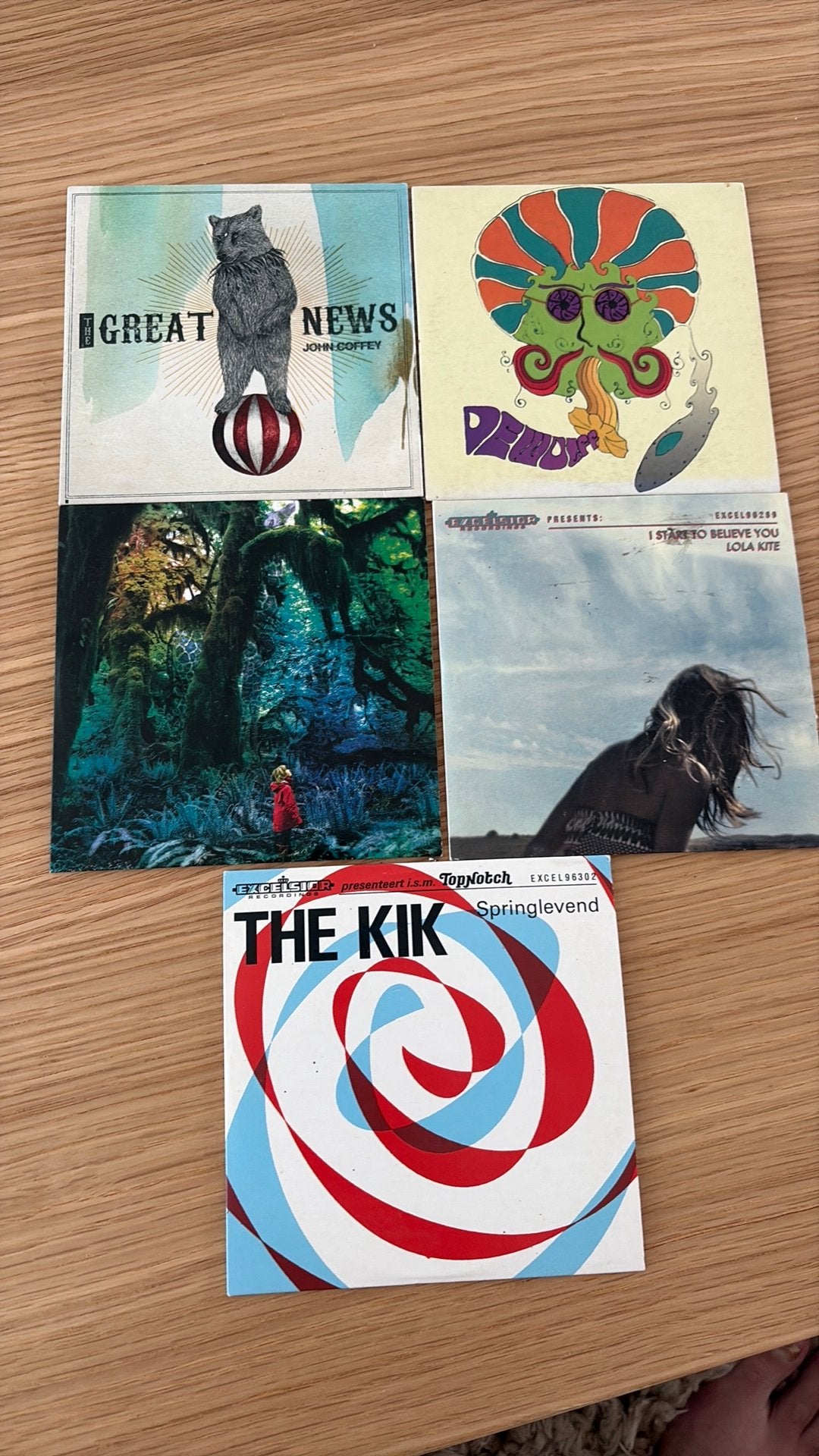 Cds lola kite, jacco gardner, the kik, coffey, dewolff, Cd's en Dvd's, Ophalen of Verzenden, Zo goed als nieuw, Poprock