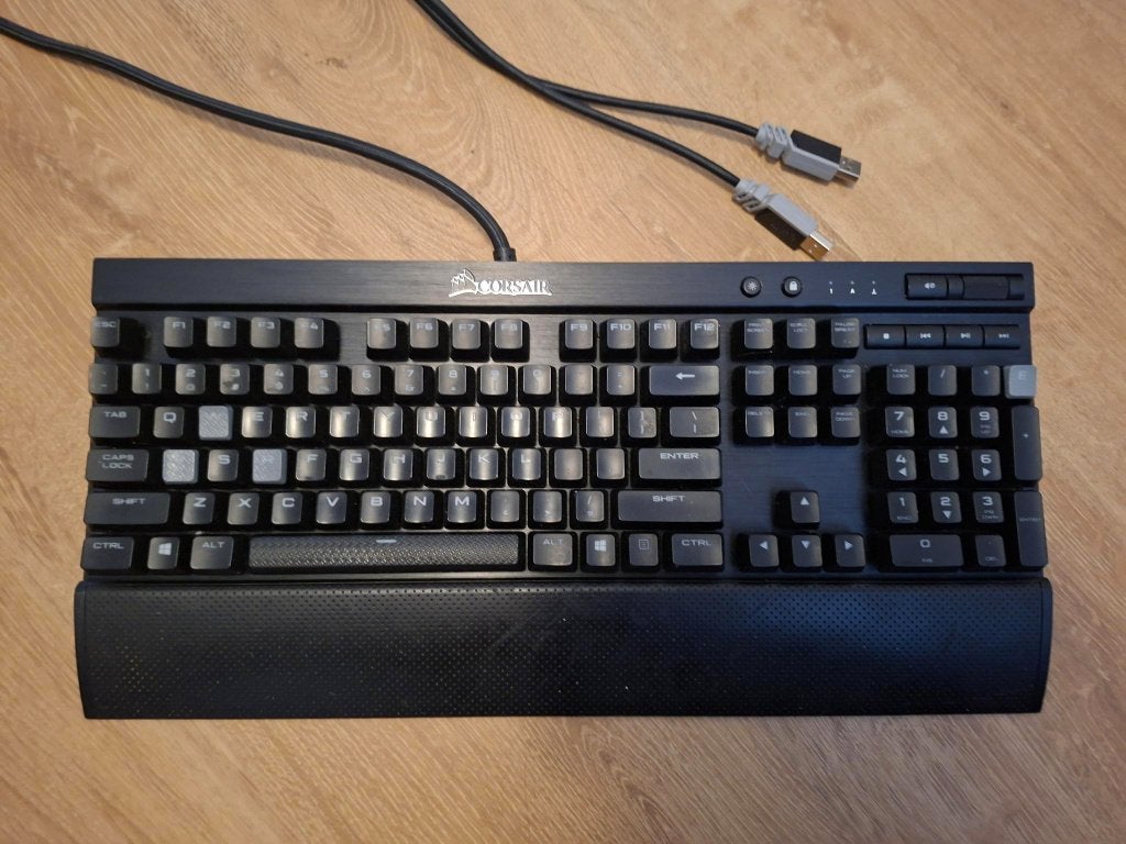 Corsair Gaming K70 LUX Keyboard, Verlichte toetsen, Ophalen of Verzenden, Zo goed als nieuw, Qwerty
