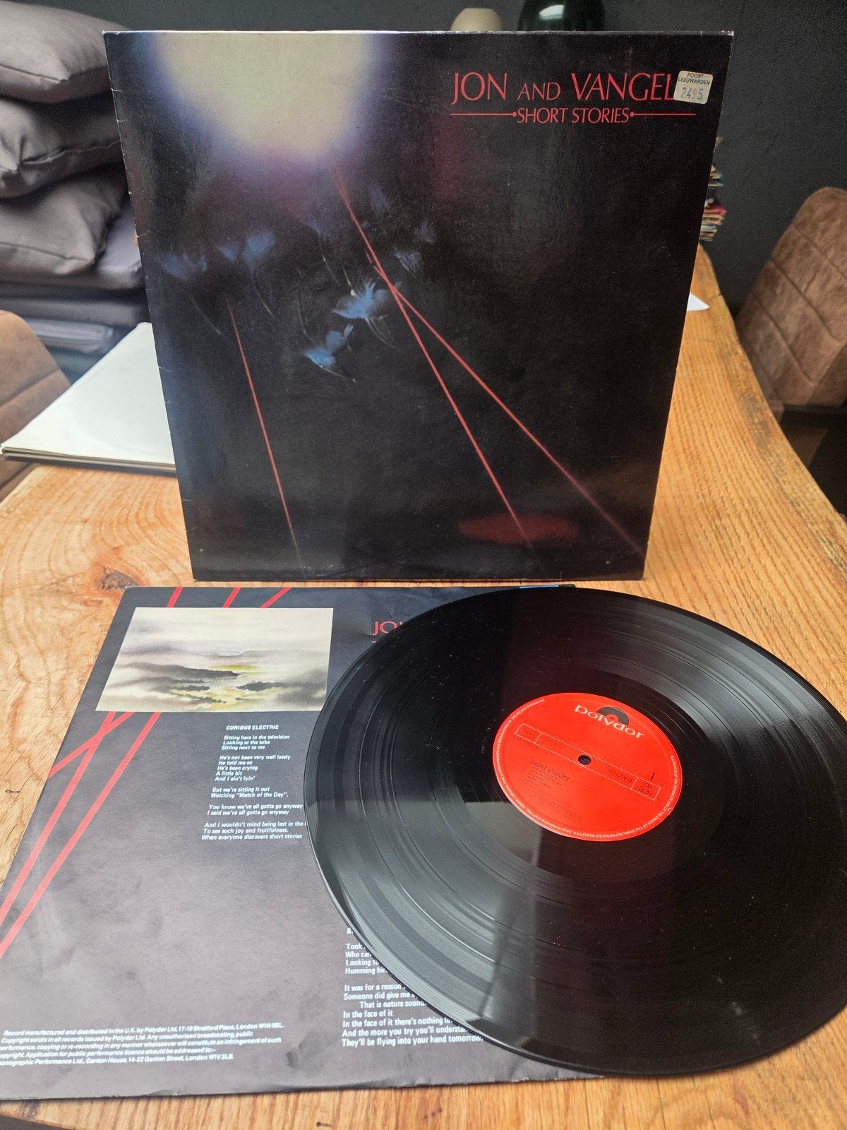 Jon and Vangelis - Short Stories LP (1980), Cd's en Dvd's, Vinyl | Pop, LP, Gebruikt, Pop, Originele persing