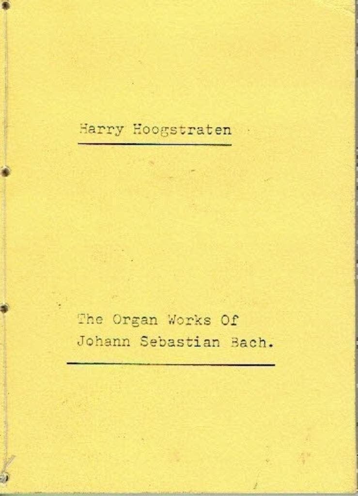 Harry Hoogstraten The Organ Works of Johann Sebastian Bach, Ophalen of Verzenden, Nieuw, Artiest
