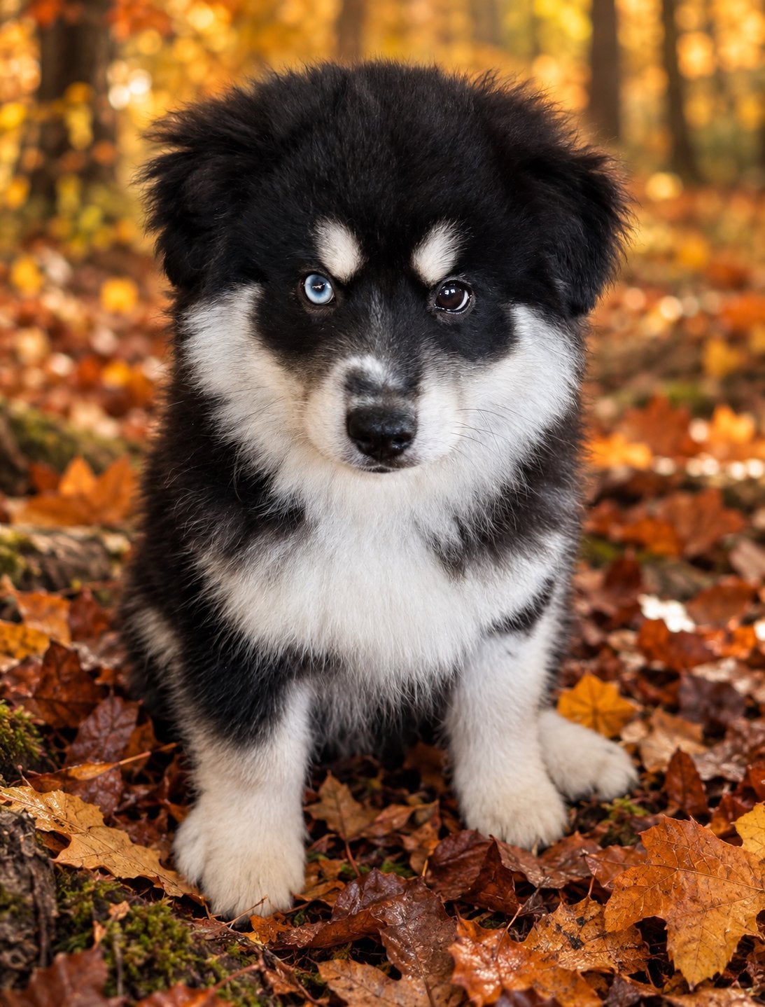 Pomsky pup reu, Reu, Poolhond, Eén hond, Nederland